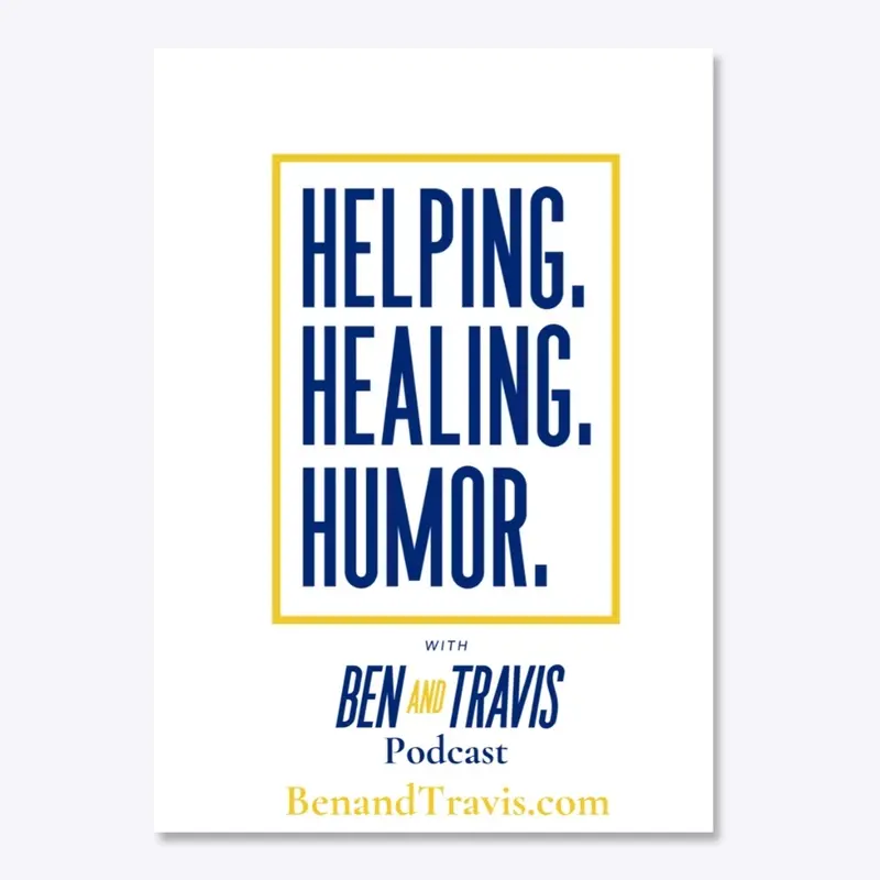 Helping Healing Humor Podcast Sticker